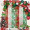 Merry Christmas Foil Fringe Tinsel Curtains Balloons Arch Garland Favors for Kids & Adults, 98pcs Christmas Decorations Set